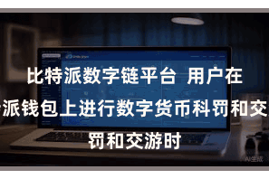 比特派数字链平台  用户在比特派钱包上进行数字货币科罚和交游时