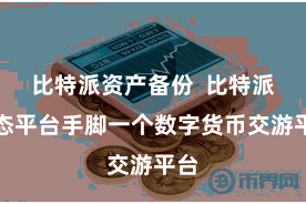 比特派资产备份  比特派生态平台手脚一个数字货币交游平台