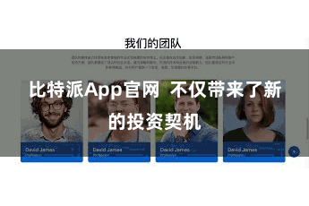 比特派App官网  不仅带来了新的投资契机